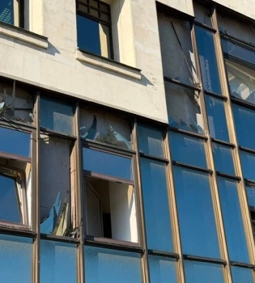 Нічна атака на Київ: пошкоджено будівлю Вищого антикорупційного суду 