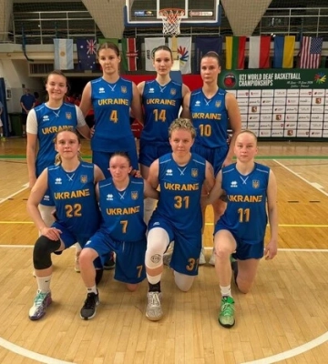 Збірні України здобули два золота на молодіжному Чемпіонаті світу з баскетболу серед глухих