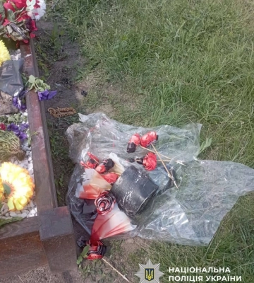 Рідний брат полеглого військового пошкодив його могилу на Звенигородщині, – поліція