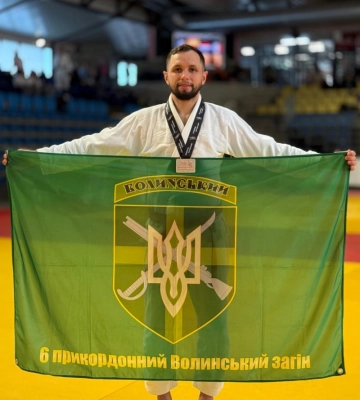 Прикордонник із Волині виборов золото Кубка Європи з джиу-джитсу