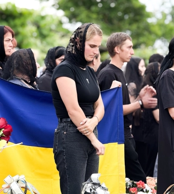На Мукачівщині попрощалися із полеглим 33-річним захисником Василем Боговичем