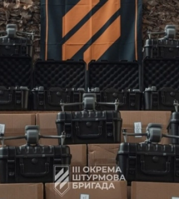 Луганщина передала Третій штурмовій бригаді партію дронів майже на ₴20 мільйонів