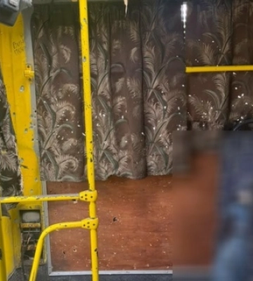 У Херсоні внаслідок повторного удару по маршрутці поранені двоє поліцейських