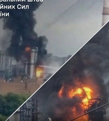 Генштаб підтвердив ураження НПЗ у Москві, спостережні пункти ворога на Донеччині та інші об'єкти