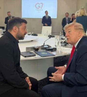 Зеленский, Трамп и Макрон встретились на полях саммита G7 – СМИ