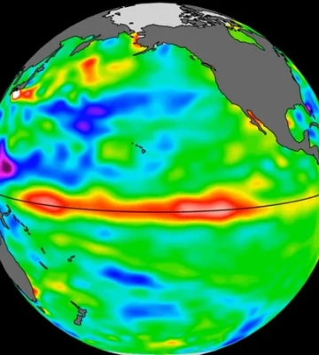 Большой объем теплой воды. NASA уже фиксирует в Тихом океане признаки возвращения Эль-Ниньо