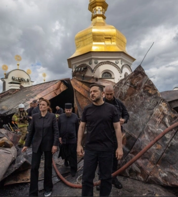 Швейцарія допоможе відновити Києво-Печерську лавру після атаки рф – Зеленський