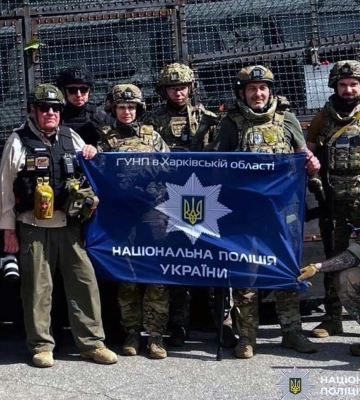 Говард Баффет знову приєднався до Нацполіції під час евакуації на Харківщині