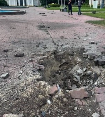 На ВДНГ показали пошкодження після російського удару по Києву