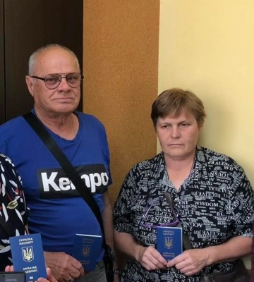 На Волині жителям Херсонщини оформили закордонні паспорти
