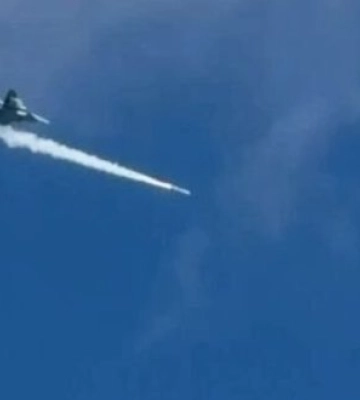 Пілот Повітряних сил знищив реактивний "Шахед" над Одещиною прямим влучанням. ВIДЕО