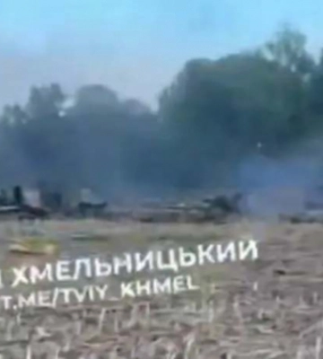 На Хмельниччині розбився бомбардувальник Су-24М