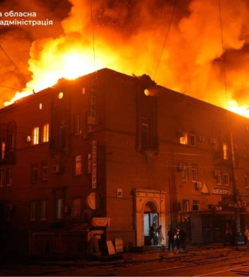 Російські «шахеди» атакували Запоріжжя: загинула людина, є поранені
