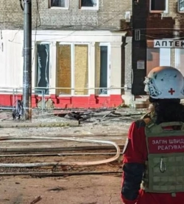 В Запорожье после атаки дронов загрязнено более 1750 м² территории