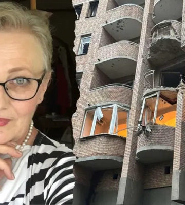 «Легендарний будинок». Вдова Ігоря Поклада розповіла про наслідки прильоту у їхню квартиру в Києві 