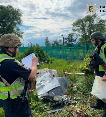 Безпілотник із бойовою частиною, запущений ворогом нещодавно по столиці, вилучили вибухотехніки в одному з районів