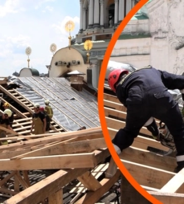 Російський удар по Лаврі: як відновлюють Успенський собор