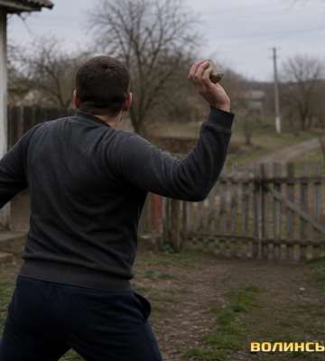 На Волині судили чоловіка, який кидався камінням і вигнав дружину з дому
