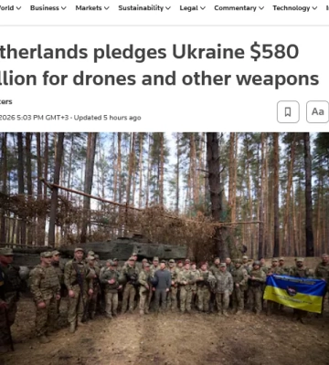 Нідерланди виділяють Україні 500 мільйонів євро на безпілотники та ППО – Reuters