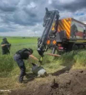 На Чернігівщині сапери ДСНС знищили бойову частину ракети Х-101