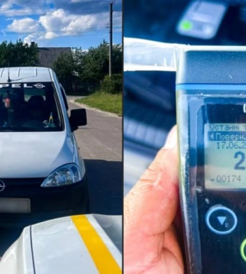 На Рівненщині нетверезий водій із підробленим посвідченням «погорів» на звичайному порушенні ПДР