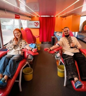 У Рівному працюватиме двоповерховий мобільний донорський хаб «Теплокровні»