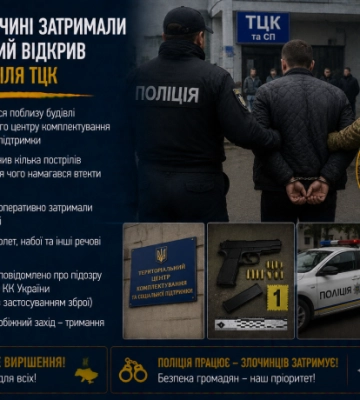 На Хмельниччині затримали чоловіка, який відкрив стрілянину біля ТЦК