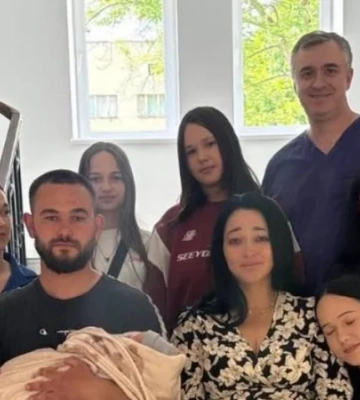 «Хвилювалася, наче вперше». У Львові 42-річна жінка народила дев’яту дитину