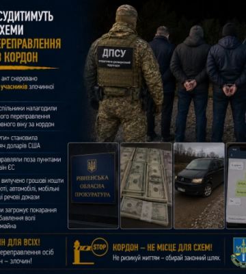 На Рівненщині судитимуть організаторів схеми незаконного переправлення чоловіків через кордон