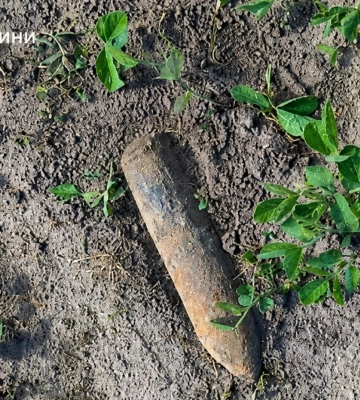На Золочівщині у полі знайшли два снаряди часів Другої світової війни