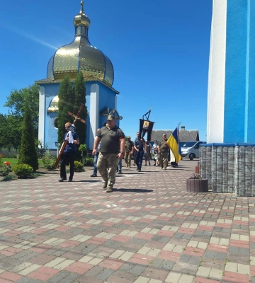 Ківерцівська громада провела у вічність капітана Олександра Ольховича