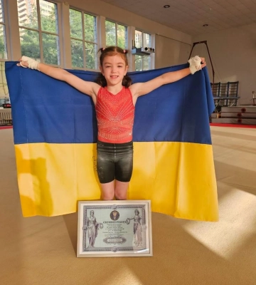 Шестирічна гімнастка з Львівщини встановила світовий рекорд