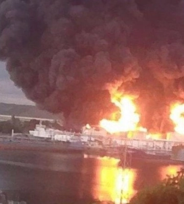 Дрони атакували порти Керч у Криму та Кавказ у Краснодарському краї
