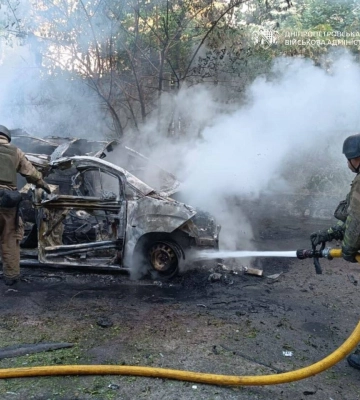 Війська РФ уночі вдарили КАБами та дронами по Дніпропетровщині, є загибла, дев'ятеро поранених
