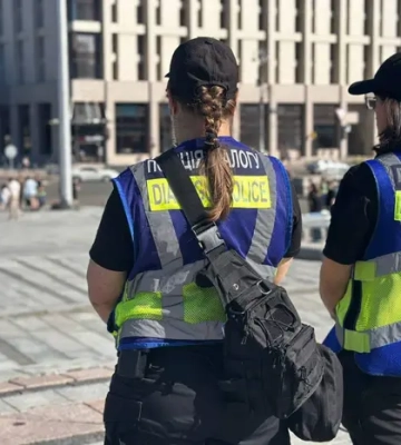 Поліція посилила заходи безпеки у центрі Києва через масові заходи