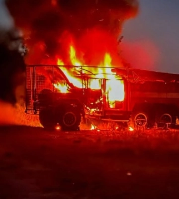 На Шосткинщині росіяни повторно атакували рятувальників під час гасіння пожежі