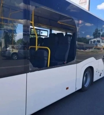 Под Мелитополем ПВО оккупантов разнесла пассажирский автобус 