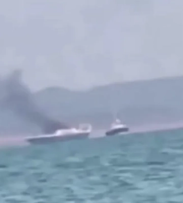 Три российских парома горят в открытом море. ВИДЕО