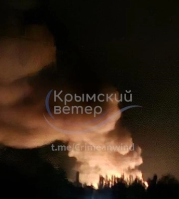 В оккупированном Крыму снова раздаются взрывы, фиксируются отключения света – паблики