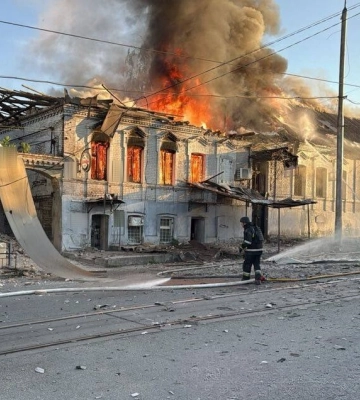 Росіяни вночі вдарили дронами по Запоріжжю, є загибла та постраждалі