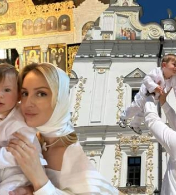 Сергій Притула охрестив сина у Києво-Печерській лаврі та поділився рідкісними сімейними фото