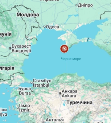 Біля Криму зафіксували чотири землетруси за ранок