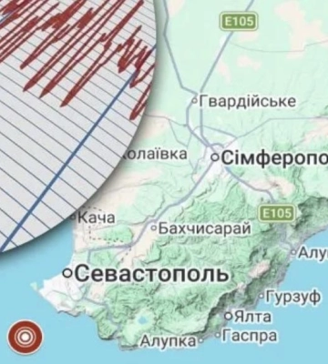 Кілька сильних землетрусів зафіксовано неподалік Криму: деталі від Головного центру спеціального контролю