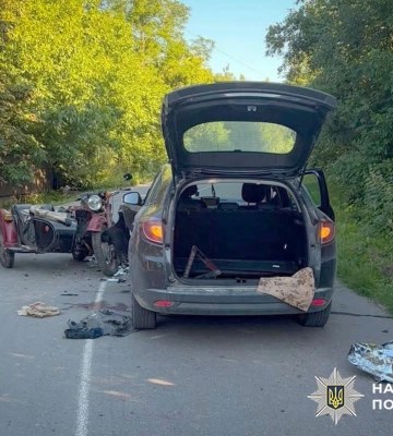 На Хмельниччині після ДТП потрапив до лікарні 73-річний мотоцикліст, - поліція