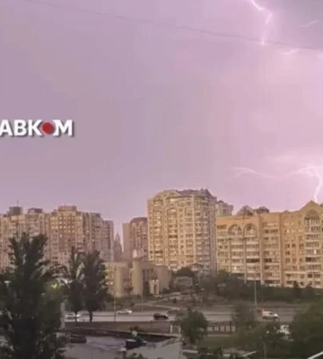 Київ та область у найближчі години накриють грози