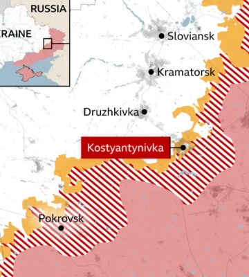 Бои уже идут внутри Константиновки, россияне наращивают присутствие в городе – BBC