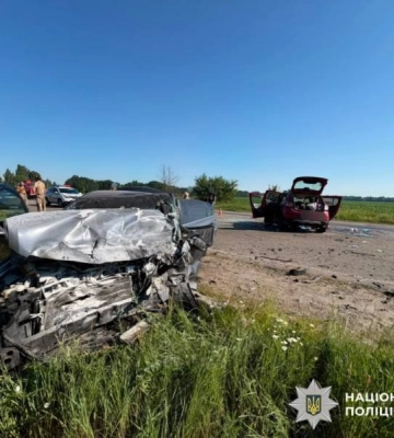 На Київщині лобове зіткнення забрало життя п’ятьох людей: ще двоє постраждали