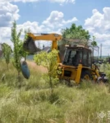 В пригороде Харькова упала 500-килограммовая бомба и не разорвалась