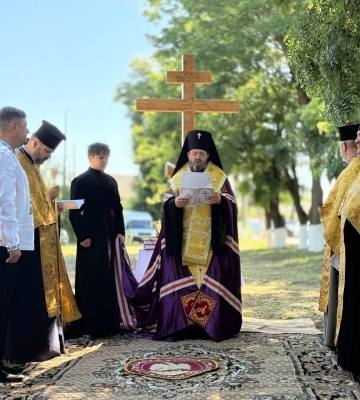 На Одещині освятили землю під будівництво нового храму