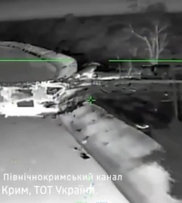 Залізничного мосту через Північнокримський канал в окупованому Криму більше не існує, - ССО. ВIДЕО(оновлено)